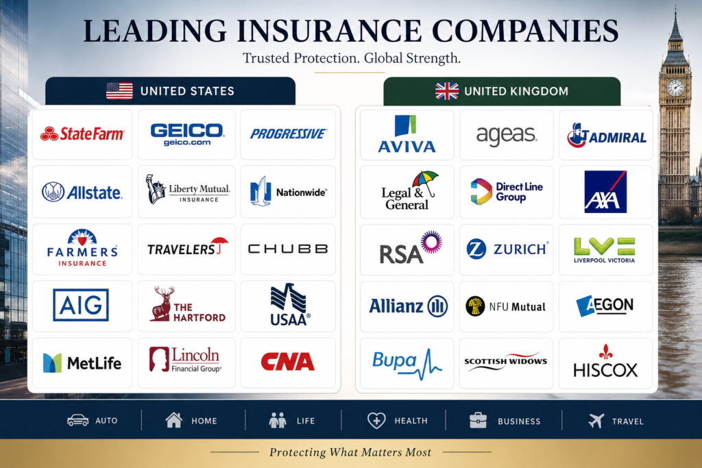 List of insurance company name