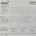 Alpha travel insurance claim