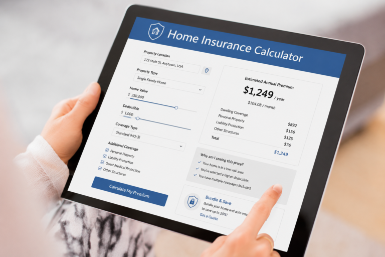 Home insurance calculator